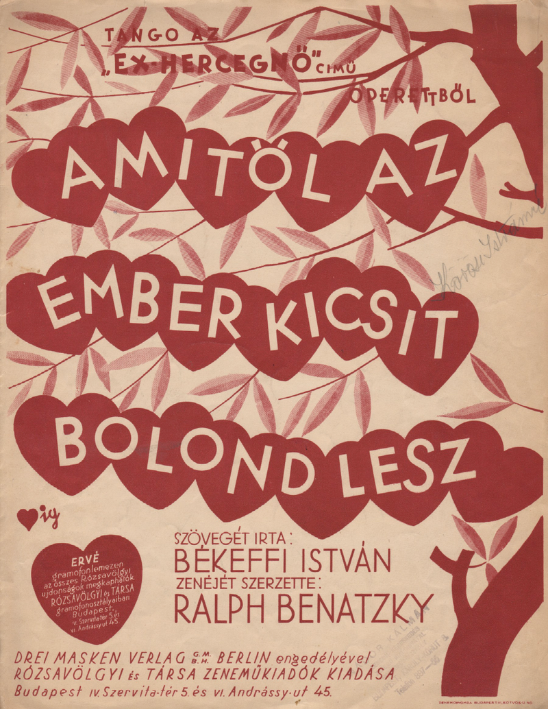 Illustration for article titled Miért szomorú, kisasszony? – csodás kottacímlapok a XX. század elejéről